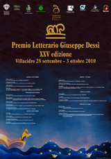 Manifesto XXV Edizione Premio Letterario G. Dessì